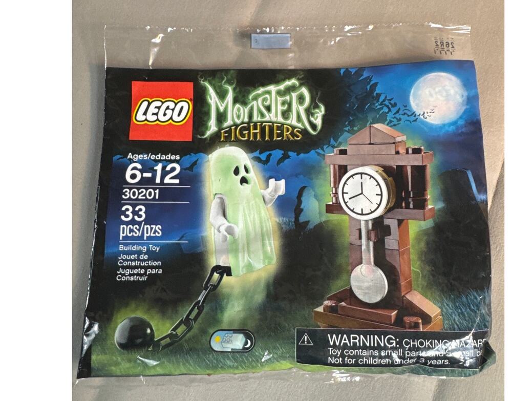 Lego Monster Fighters Ghost poly bag #30201 - NEW/Retired 2012 Halloween prop